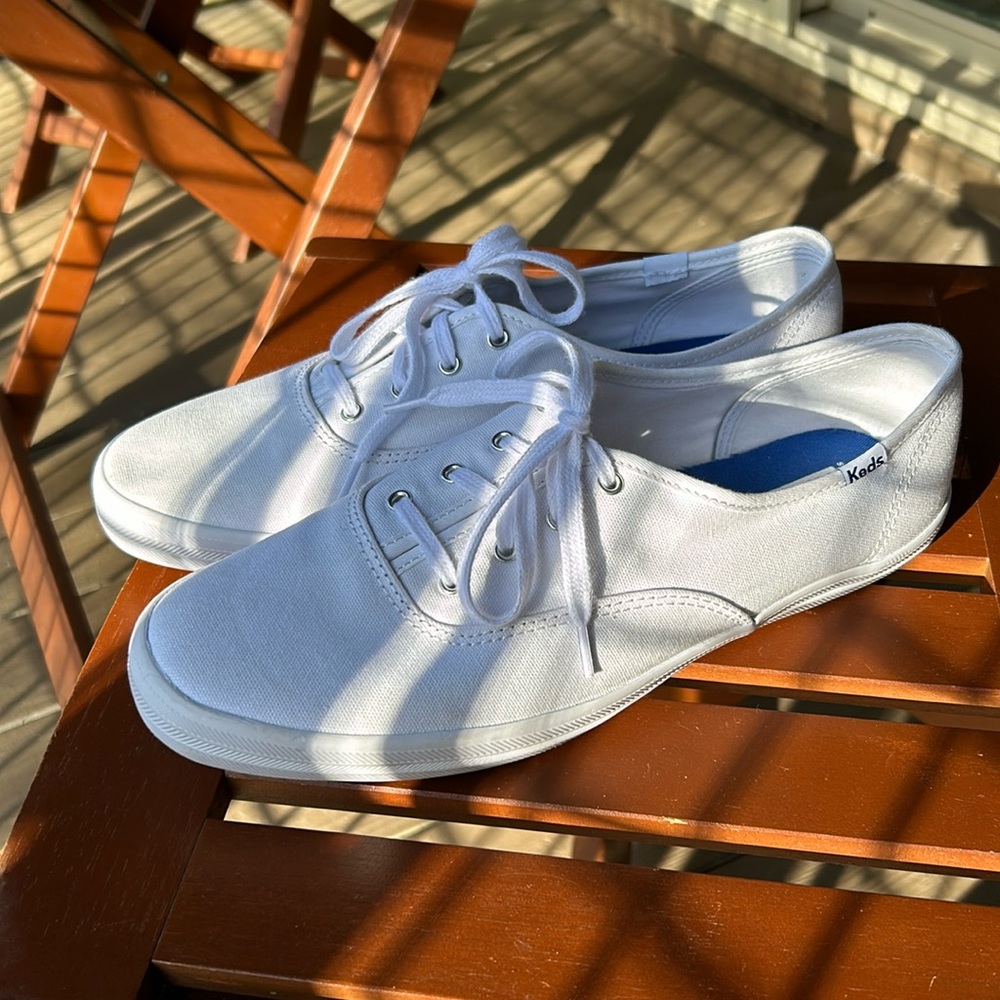White Keds Size 10W